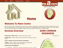 Tablet Screenshot of manncentre.com